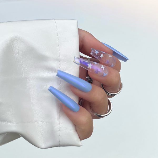 blue faith pearlescent powder