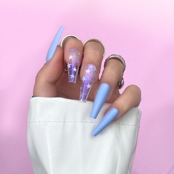 blue faith pearlescent powder