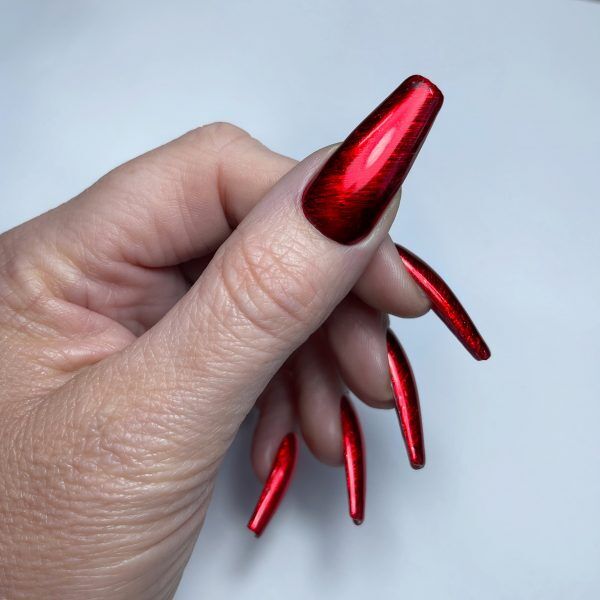 Red Holographic Nail Foil