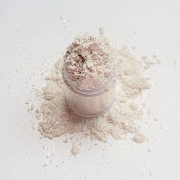 white ombre nail powder