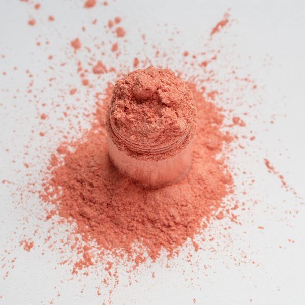 peach ombre powder