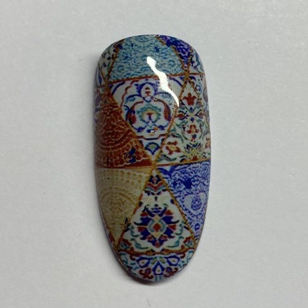 patchwork nail foil