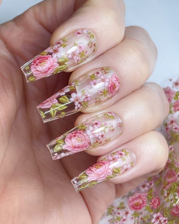 Lecenté Blossom Nail Art Foil