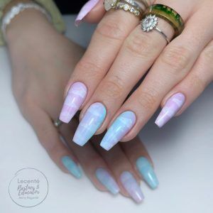 cloud effect nails