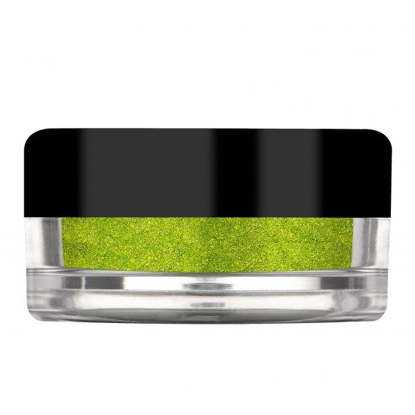 Lime chrome nail powder