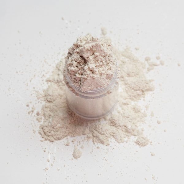 white ombre nail powder