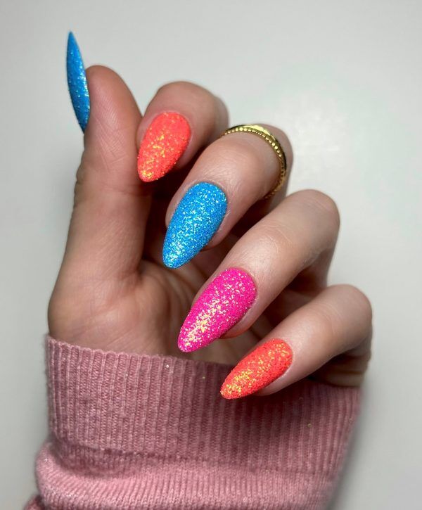 Strawberry Iridescent Nail Glitter - Image 3