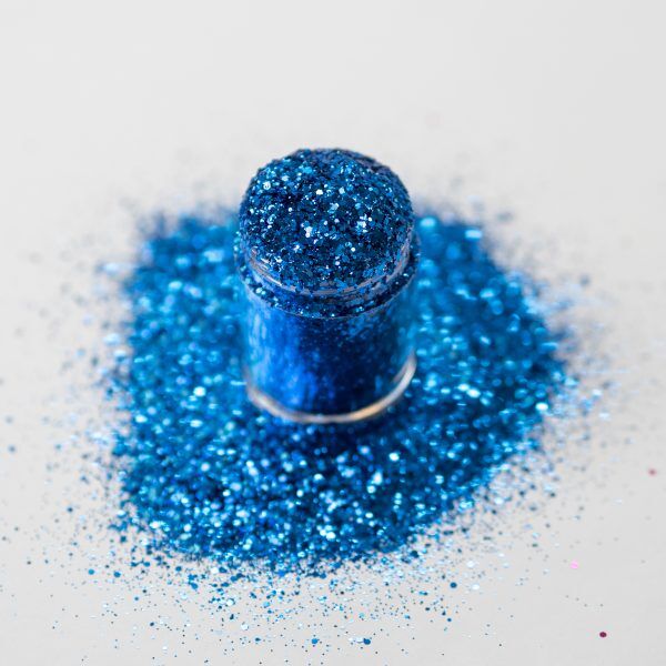 navy blue multi glitz spill