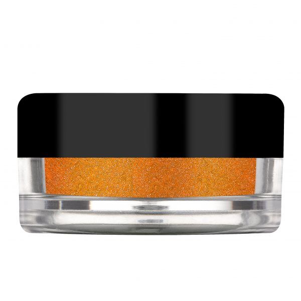 orange chrome nail powder